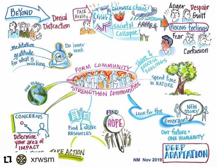 Deep Adaptation Visualizations – Another End of the World is Possible